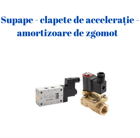 Supape-Clapete de acceleratie-amortizoare de zgomot