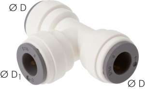 Racord push -in T, (EPDM)