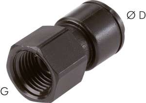 Racorduri push in cu filet interior , FDA