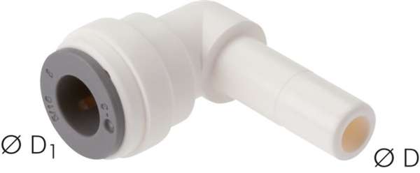 Racord push-in cot 8mm, IQS-LE (garnitura EPDM)
