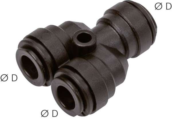 Racord push-in Y 6mm, IQS-FDA