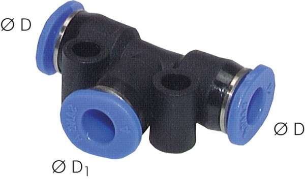 Racord push-in T 4mm-3mm,IQS mini
