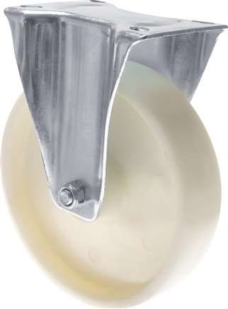 Roata industriala din plastic, 100mm, cu suport fix