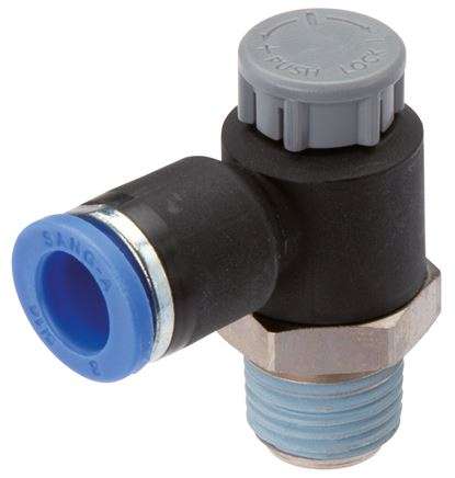 Supapă compactă de debit cu supapa de sens R 3/8"-12mm