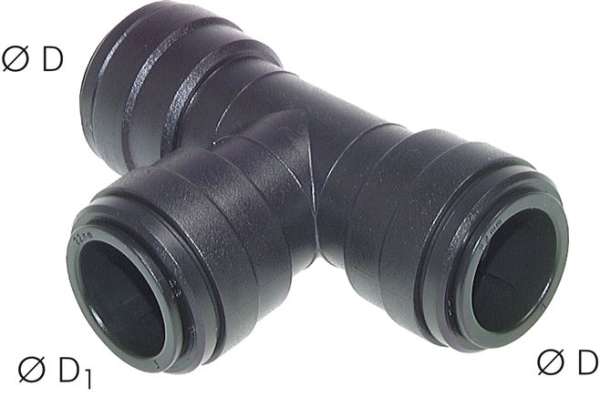 Racord push in T 28mm-28mm,IQS big