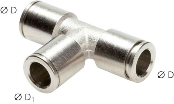 Cupla rapida push in T 14mm-14mm, IQS-MSV(Temperaturi inalte)