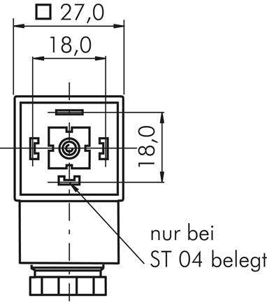 Bobina electromagnetica 24 V AC, forma Z, dimensiune conector 1