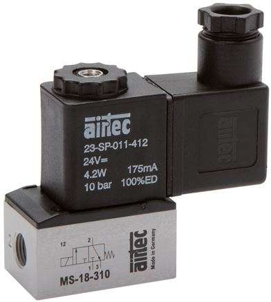 Valva 3/2, filet M 5,normal inchis (NC), 24 V=   -  MS 20310 24V=