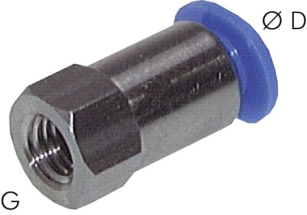 Racord push-in cu filet interior,M 3-3mm, IQS mini