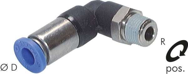 Racord push-in cot cu autoblocare  R 1/2"-10mm
