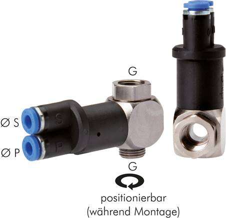 Racord pneumatic push-in G 1/4" -4mm, Standard