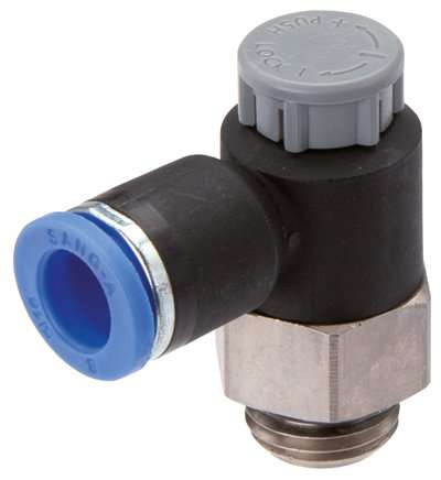 Supapă compactă de reglare fără retur G 1/4"-8mm