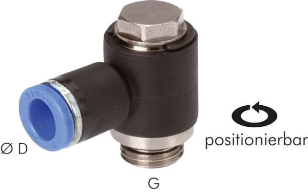 Racord push-in cot G 1/2"-12mm, IQS standard