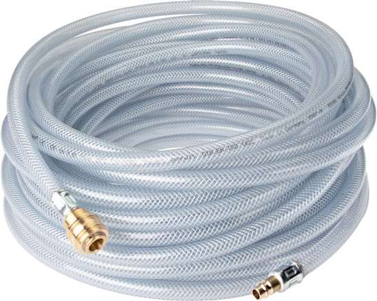 Furtun PVC 6x12mm, 10m.cu cuplaj rapid