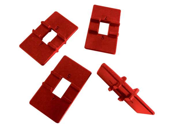 SET 4 DISTANTIER DE 4 / 6  MM PENTRU DISPOZITIV FIXARE DUSUMELE