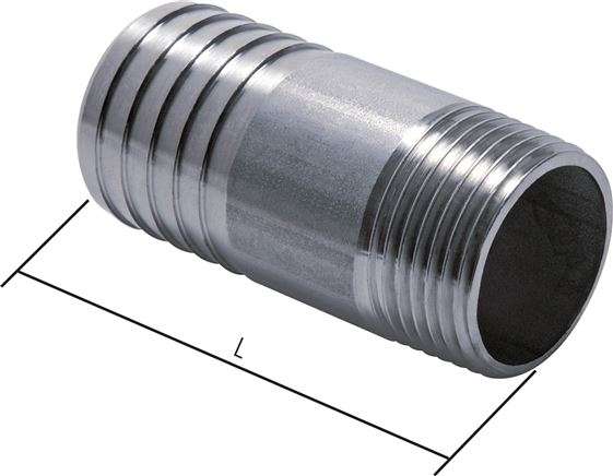 Duza filetata fara guler R 2"-60mm, 1.4571