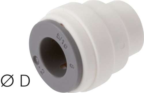 Dop pentru furtun for 8mm , IQS-LE(garnitura EPDM)