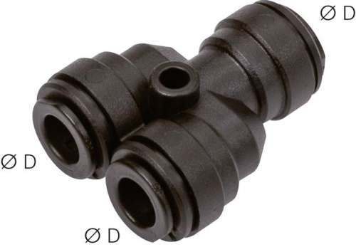 Racord push-in Y 10mm, IQS-FDA
