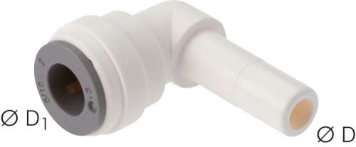 Racord push-in cot 5/16" (7.94 mm) niplu push in-1/4" (6.