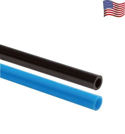 Furtun poliuretan 1/4" x 4.2mm, negru