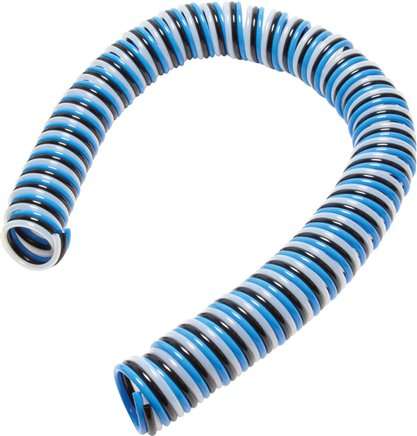 Furtun spiral triplu poliuretan6 x 4mm 2,5m. 