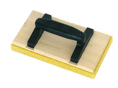 DRISCA DIN LEMN 18X33 CM CU BAZA POLIURETANICA GALBENA MANER OVAL 